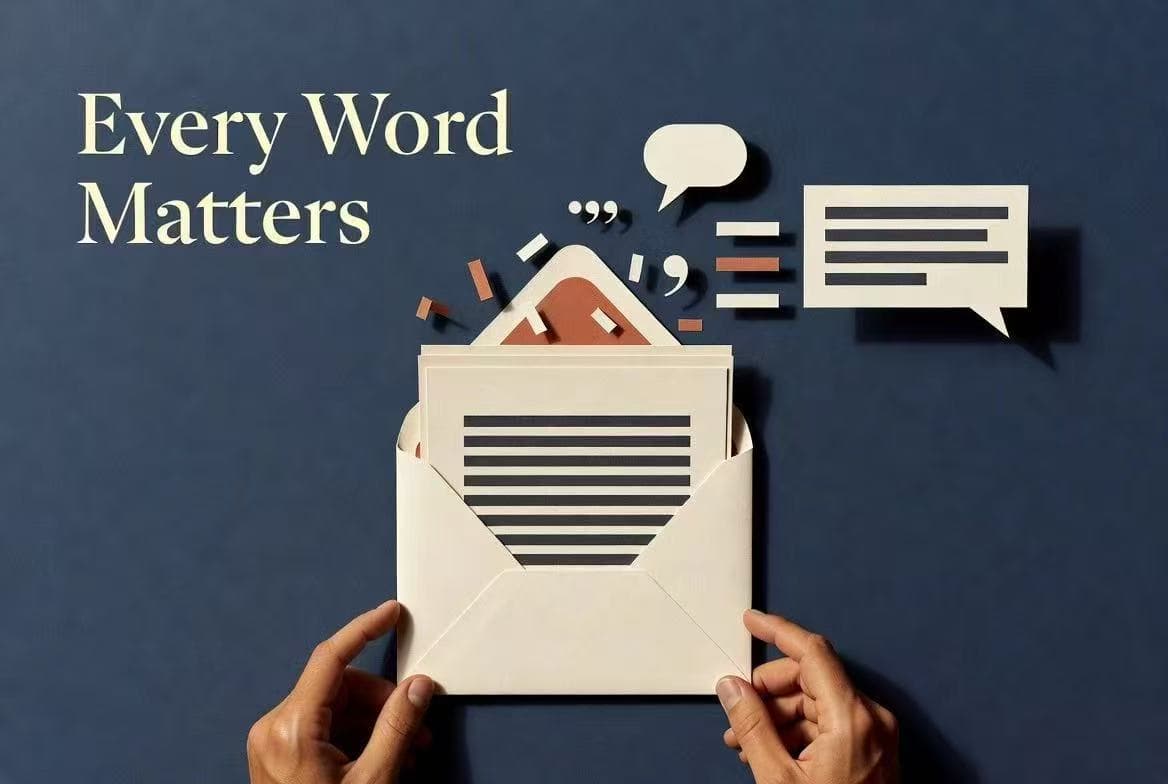 A professional email structure with a clear subject line, greeting, and message body