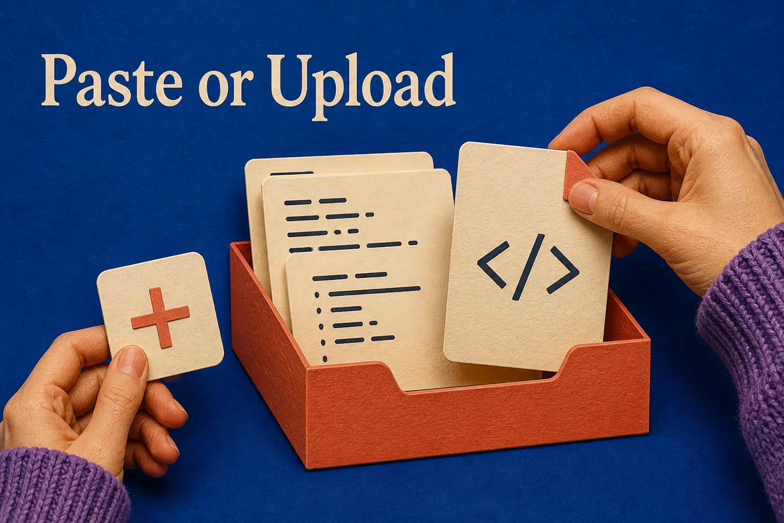 Java file upload beside a code editor