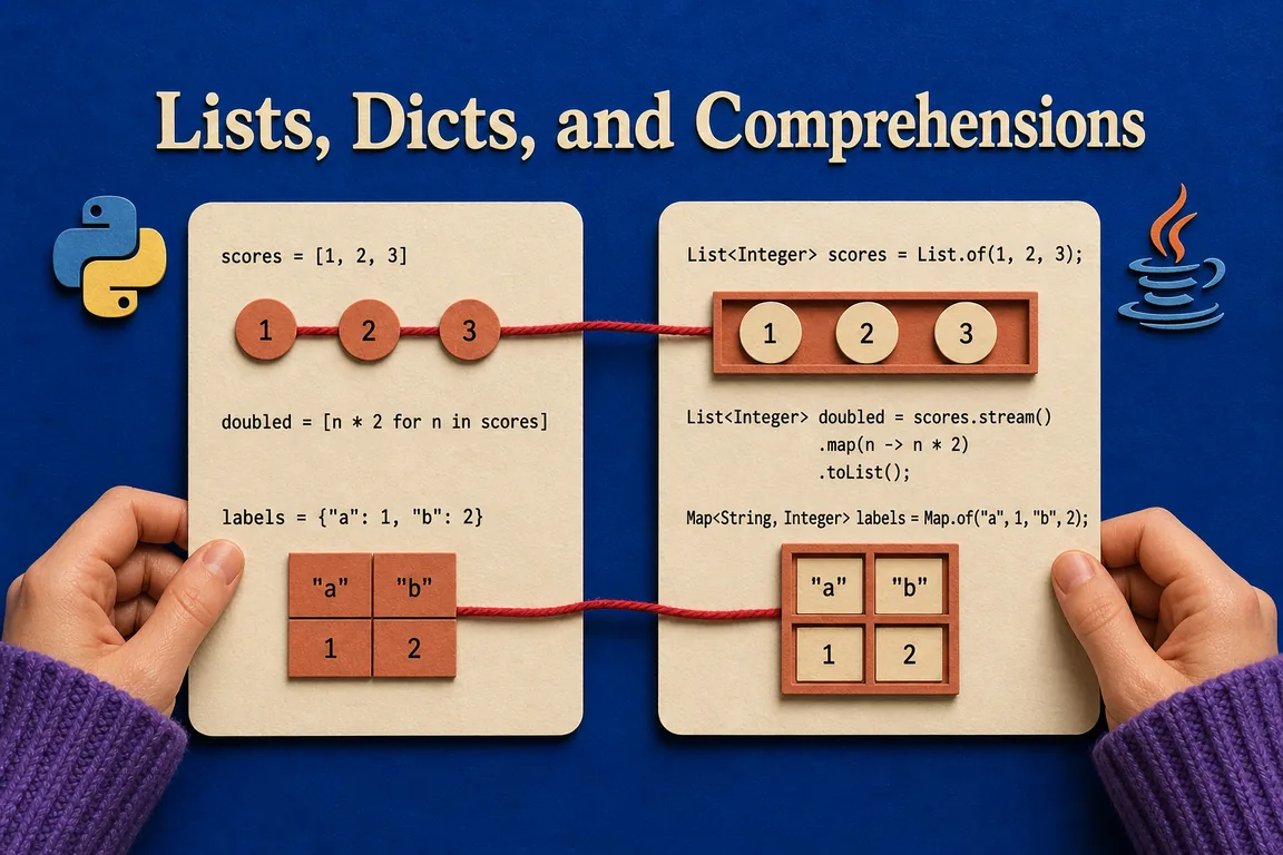 Python lists and dictionaries mapped to Java collections