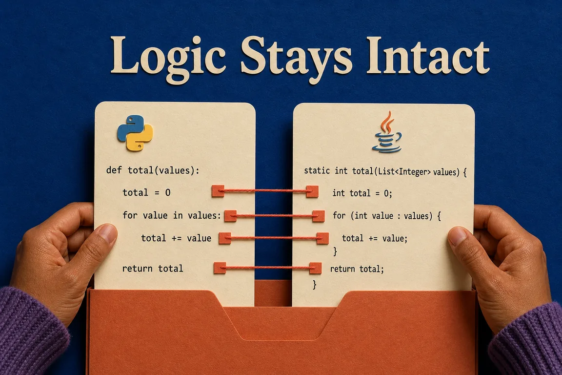 Python function represented as a typed Java method